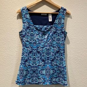 3/$15 Liz&co- Watercolor Tank (S) EUC